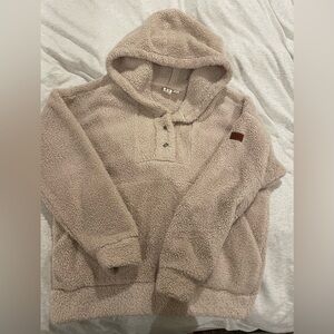 Roxy oversized Teddy Bear Fleece Hoodie